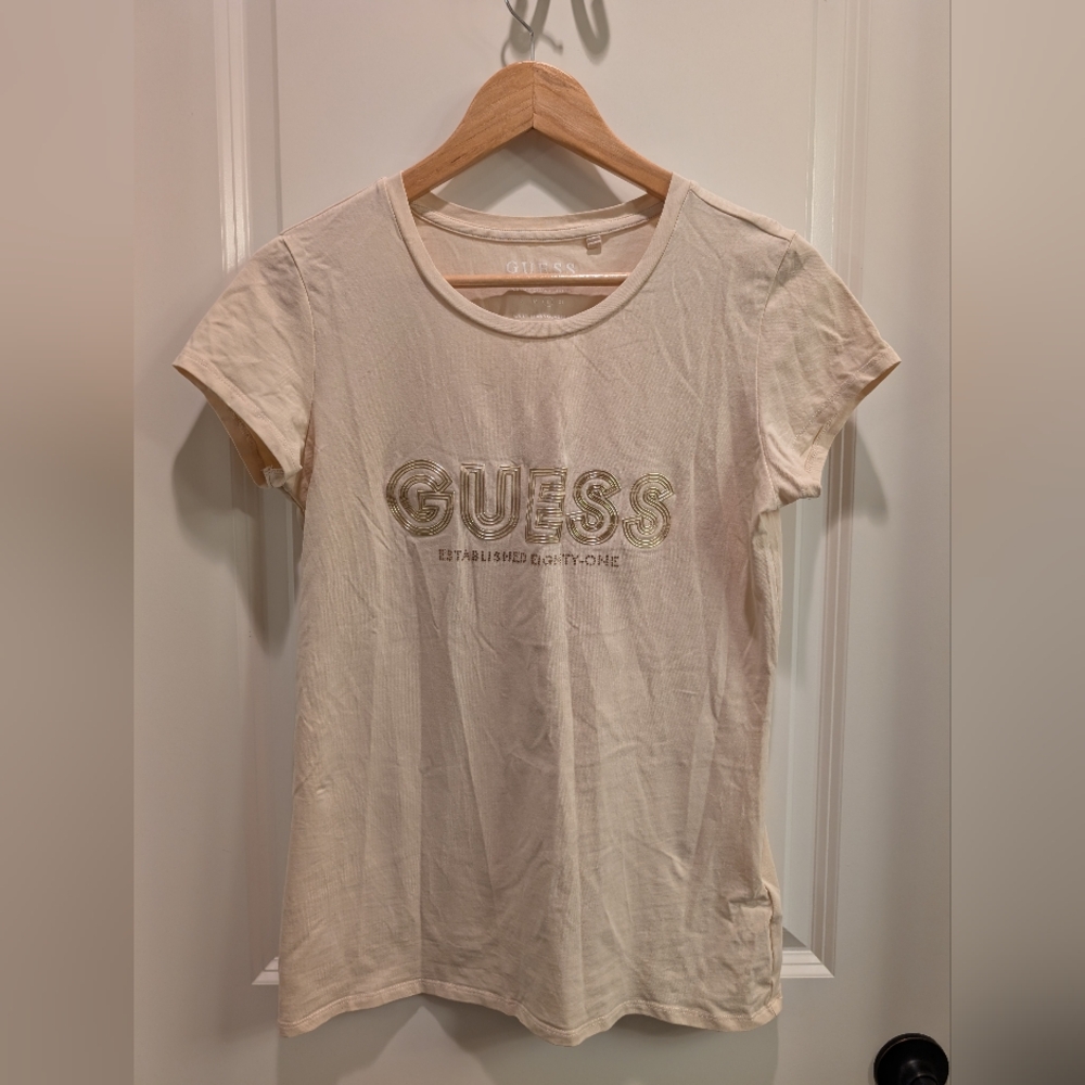 GUESS Cream Women's Top